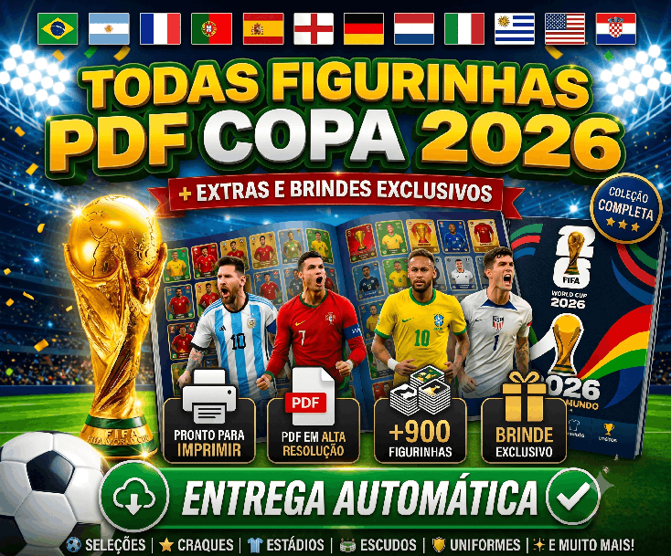 Álbum de Figurinhas PDF Copa 2026